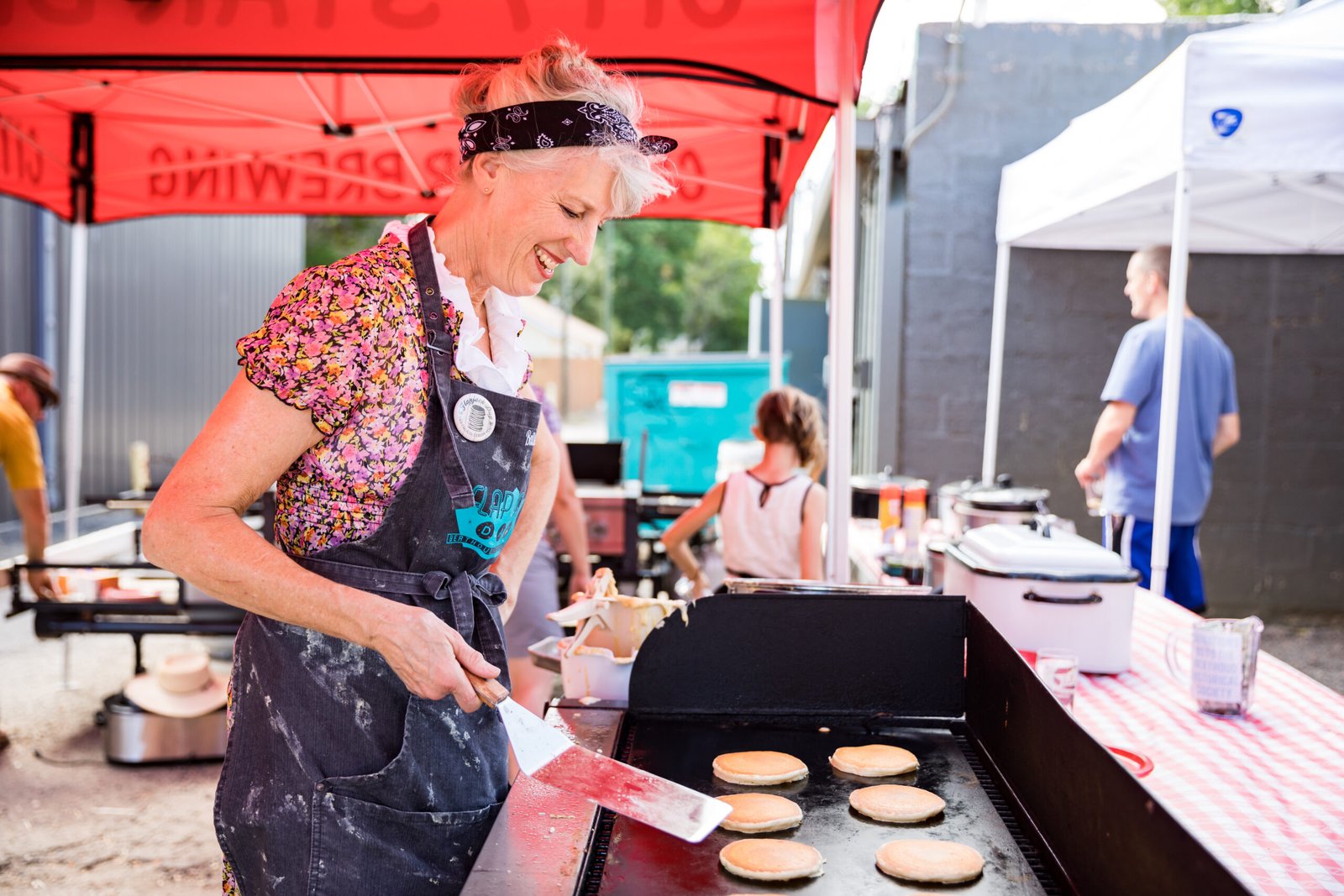 Historic buildings in downtown Berthoud Colorado