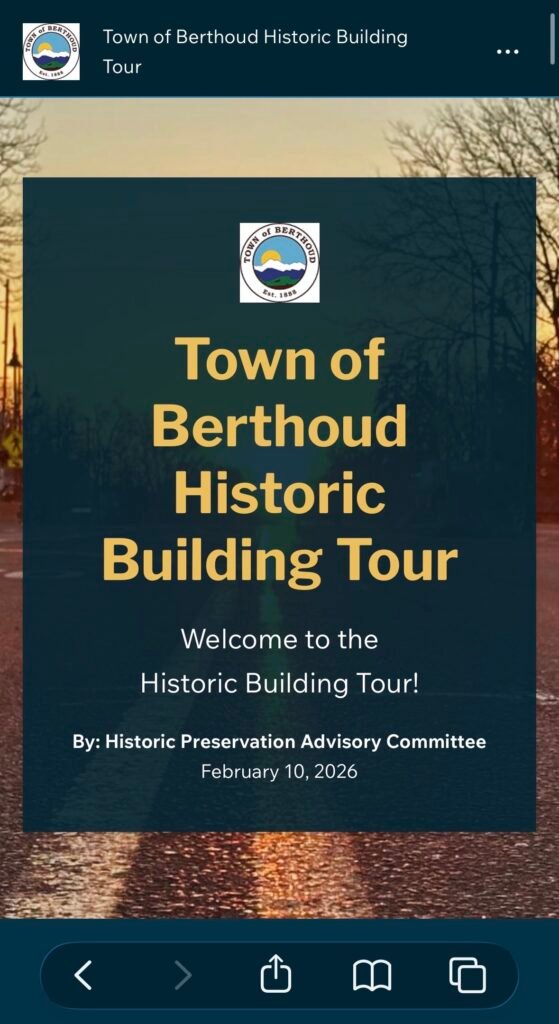 Historic Building Tour in Berthoud